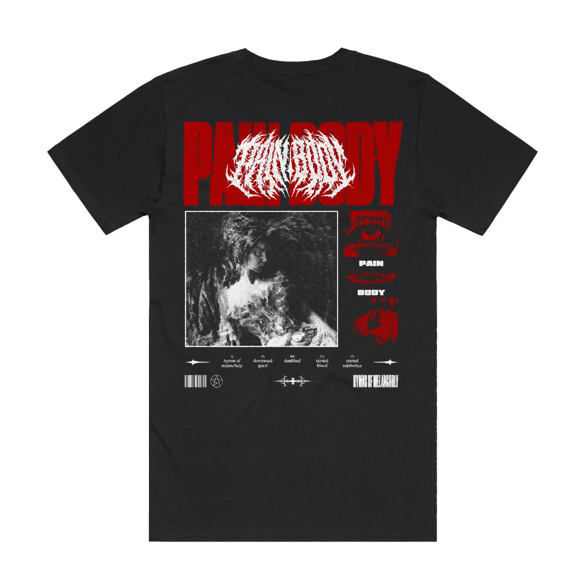 PAIN BODY // Tee (Black) – Merch Warfare