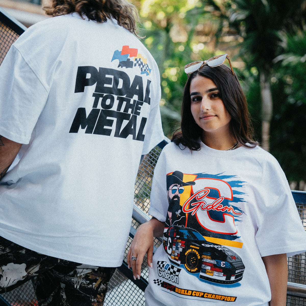 Gideon Bandmerch DAYTONA // Tee (White) โ Merch Warfare