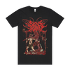 Signs of the Swarm Natural Selection t-shirt featuring brutal gore artwork – extreme deathcore merch from Merch Warfare