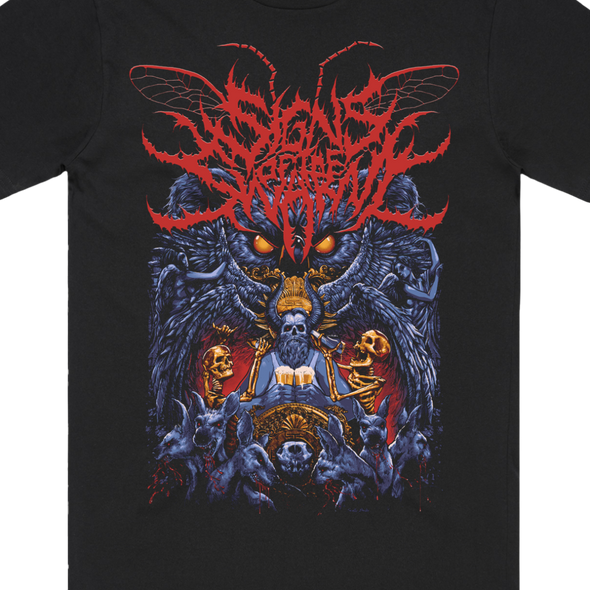 Signs of the Swarm Australian exclusive kangaroo t-shirt – limited edition band merch only at Merch Warfare