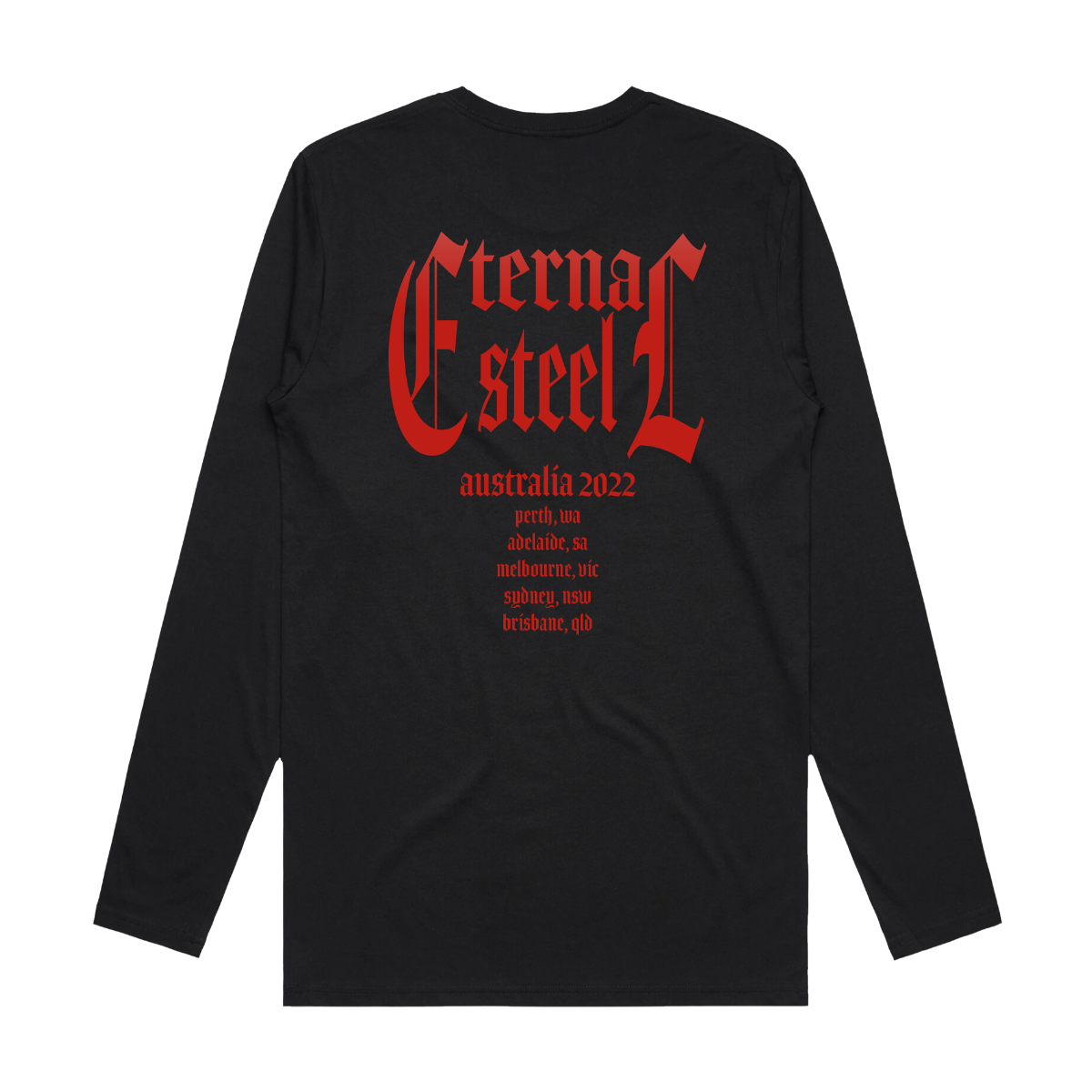 ETERNAL STEEL // Longsleeve (Black) – Merch Warfare