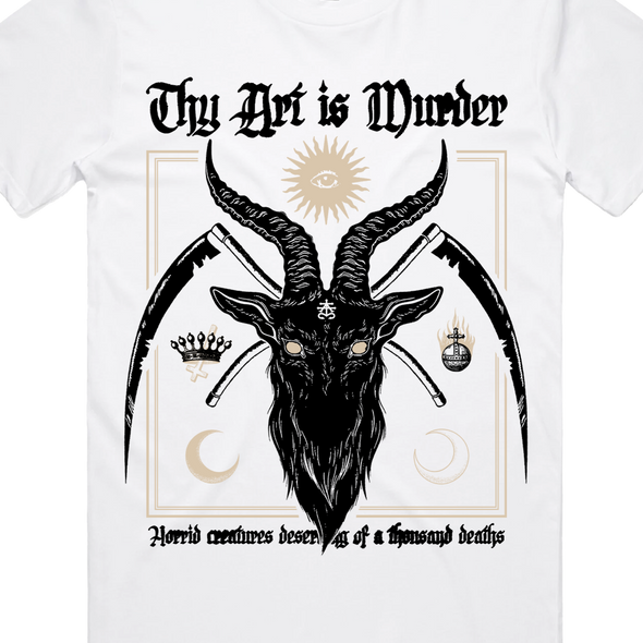 Thy Art Is Murder tee tshirt t-shirt merch warfare band deathcore death metal