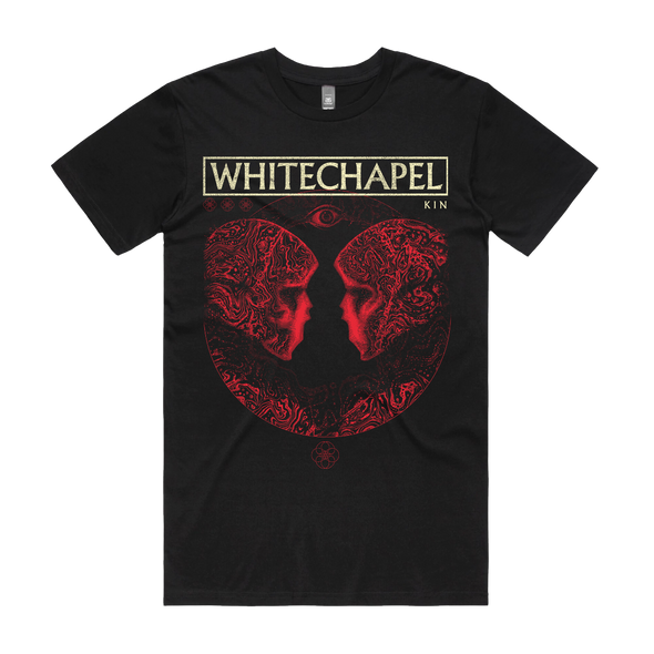 Whitechapel black kin album tee merch warfare deathcore